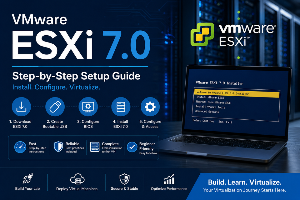 Step-by-Step Guide: Installing VMware ESXi 7.0 from Scratch